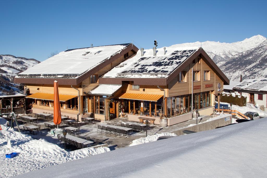 Hotel-Restaurant Ronalp Burchen ภายนอก รูปภาพ