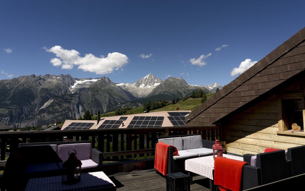 Hotel-Restaurant Ronalp Burchen ภายนอก รูปภาพ